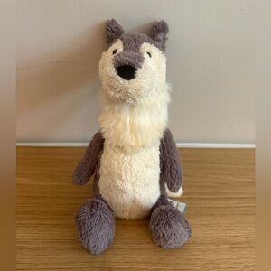 JELLYCAT- Woodruff Wolf Stuffed Animal (retired)